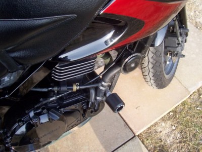 Padací chrániče - Kawasaki GPZ 500, černé